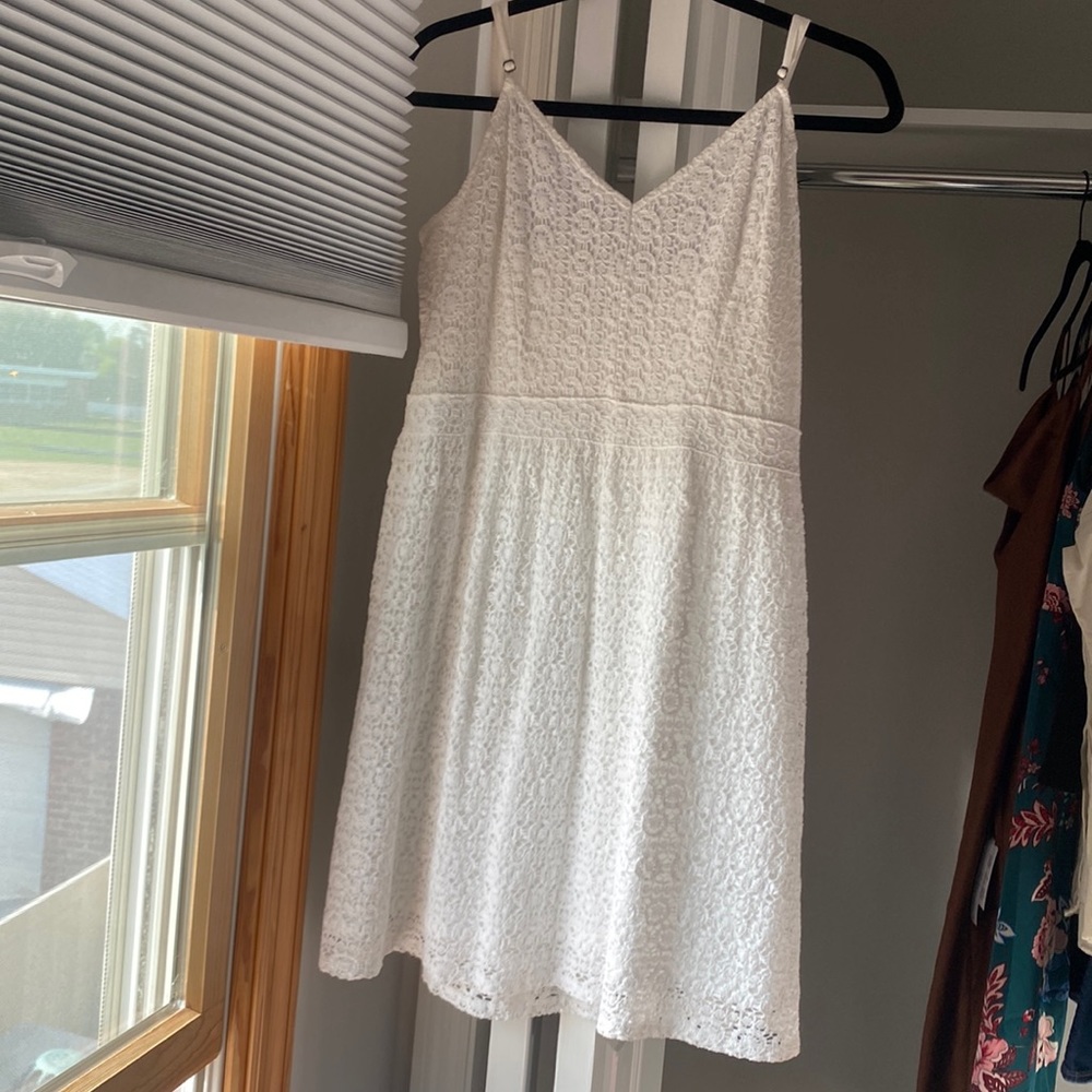 Abercrombie & Fitch White Lace Dress